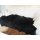 Tibetlamm Bettauflage Decke XXL-Teppich JAY37 Schwarz 90x190cm