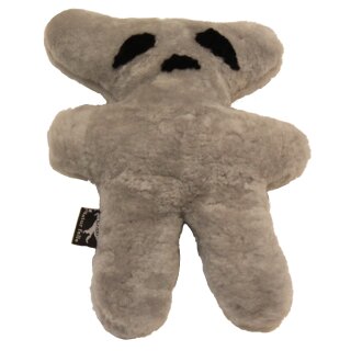 Teddy-Fred kuscheliges Lammfell Koala Schmusetier Silber