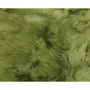 Lammfell FINN - farbenfrohes Dekofell Naturform hochwollig Hellgrün LWR 1603 95cm