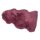 Lammfell FINN - farbenfrohes Dekofell Naturform hochwollig Lila LWR 1605 95cm