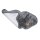 Australisches Merino Lammfell FINN Naturform hochwollig Silber LWR 1418 95cm
