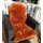 Dekofell XXL Lammfell Teppich hochwollig Terracotta LWR 1411 135x60cm (1,5-fach)