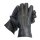Finger Handschuhe LUX NAPPA Merino Lammfell mit Nappaleder Schwarz M