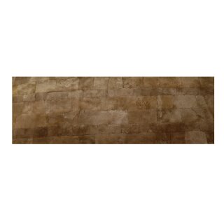 Lammfell Auflage JASMIN Fellplatte patch rechteckig 140x60cm Camel