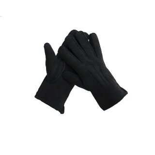 Handschuhe Fingerhandschuhe aus Lammfell Schwarz L (9) Handumfang ca.22cm
