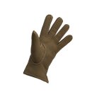 Finger Handschuhe aus Lammfell mit Veloursleder Beige XL (10) Handumfang ca.24cm