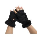 Handschuhe Fingerhandschuhe (fingerlos) Schwarz XS (6)...