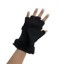 Handschuhe Fingerhandschuhe (fingerlos) Schwarz XS (6) Handumfang ca.15cm