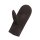 Fäustlinge Faust Handschuhe aus Lammfell mit Veloursleder Braun XS (6) Handumfang ca.15cm